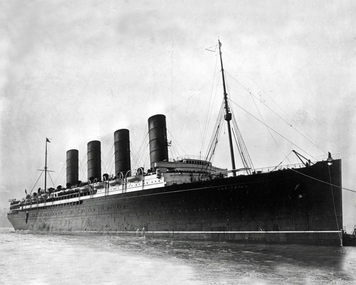 Lusitania, RMS, famous ships