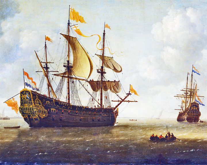 Royal Charles, HMS, famous ships