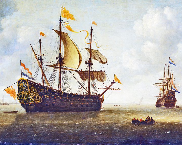 Royal Charles, HMS, famous ships